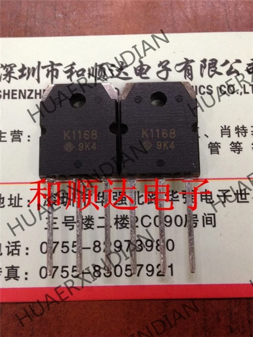 10PCS/LOT New and original 2SK1168 K1168 TO-3P in stock