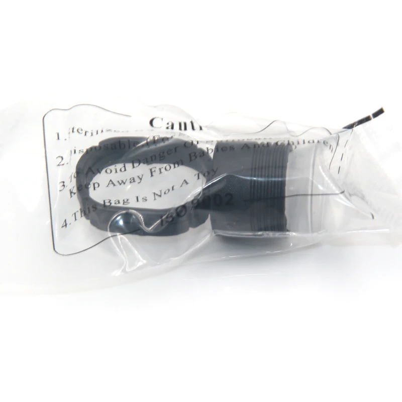 

100Pcs Black Disposable Glue Permanent Makeup Ring Tattoo Ink Pigments Holder Rings Container/Cup With Sponge