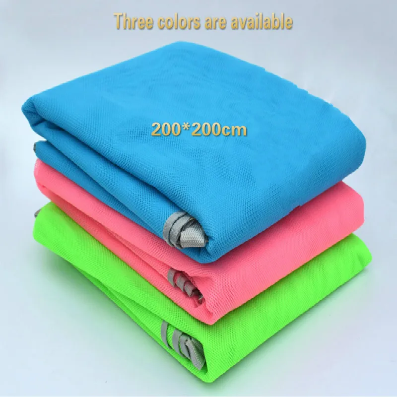 New Beach Mat hook and loop Fast Sandless with Fixed Nail picnic camping outdoor blanket mat | Спорт и развлечения