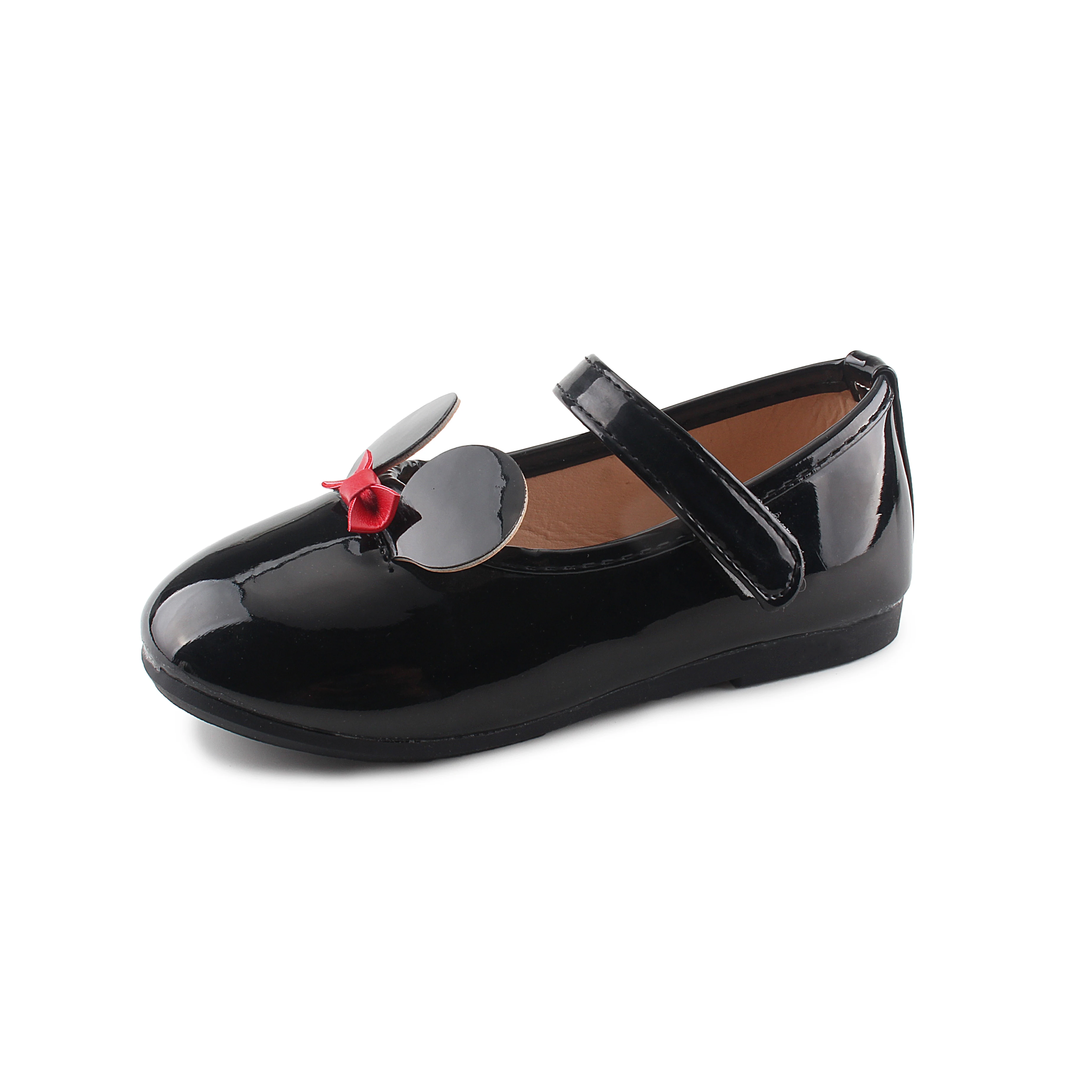 Cute Sweet Baby Girl Shoes Kids Casual Sneakers Leather Shoes With Bowtie