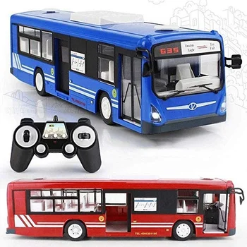 

Remote Control Bus Toy Model Car Minicar Car 6 Channels Adjustable Door Openable LED Light Toy Boy Girls Interior Outdoors Car