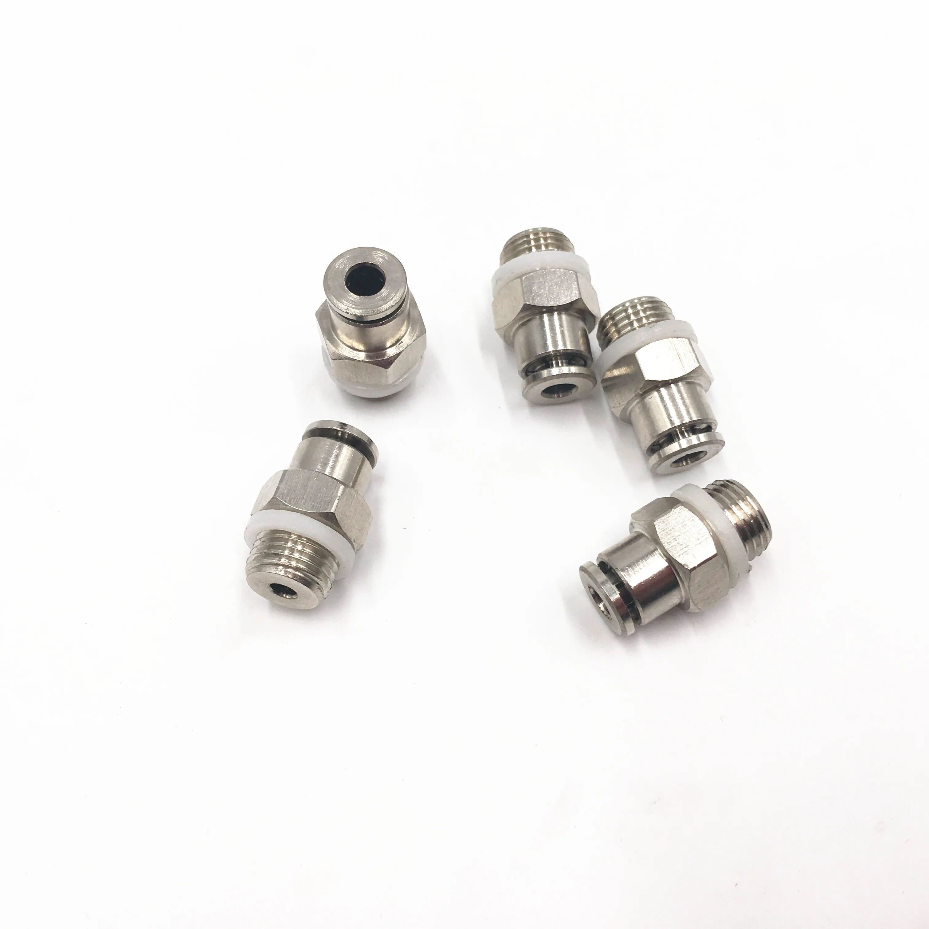 

5pcs 3D Printer M10 Threaded Bowden extruder bowden tube TKC PC All Metal Fittings Feeding Tube Joint Connector Quick Joint