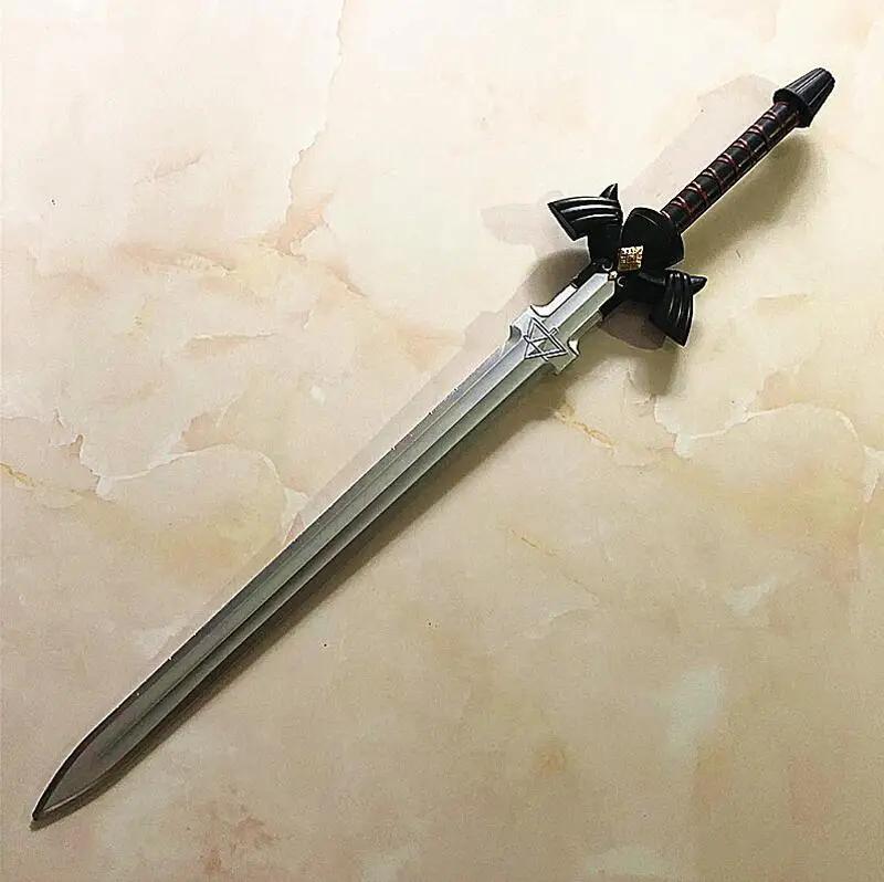 1:1 Sword Black Cosplay PU Sword Cos Prop Halloween Link Weapon Role Play Action Figure Safe Toy 80cm