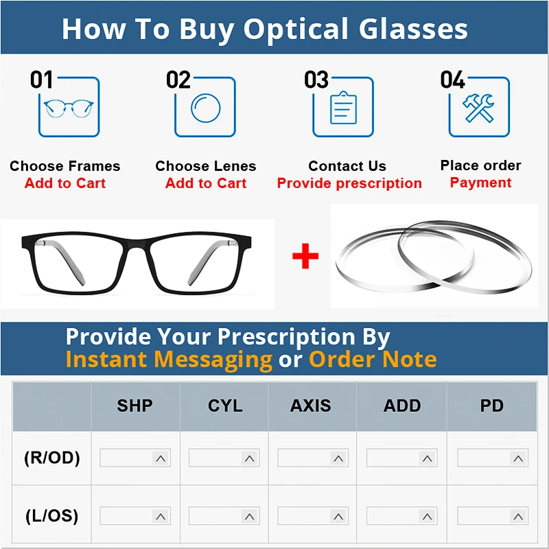  - Anti Blue Light Blocking Resin Lens1.56 1.61 1.67 1.74Optical Prescription Glasses Lens Myopia Hyperopia Progressive Thin Lenses