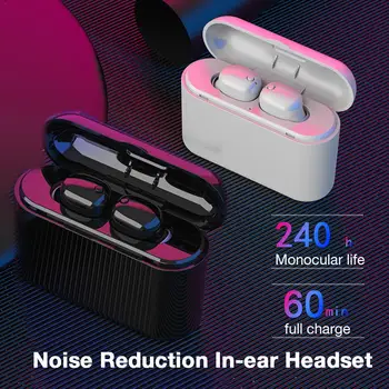 

Z3X Wireless Stereo In-Ear Headset Bluetooth 5.0 HiFi HD Earphone Noise Reduction Handsfree Call Mini Earbuds With Charging Box