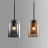 Nordic Pendant Light Postmodern Double Glass Hanglamp For Bedroom Dining Room Bar Decor Luminaire Suspension Kitchen Fixtures ► Photo 1/6