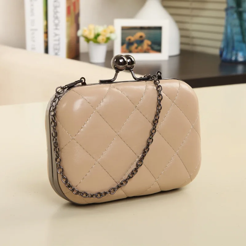 

Cross Border Supply of Goods 2019 New Style Women's Evening Bag Korean-style Trend Versatile Rhombus Chain Clutch WOMEN'S Bag