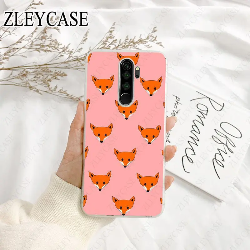 Cartoon Animals Fox Deer Hedgehog