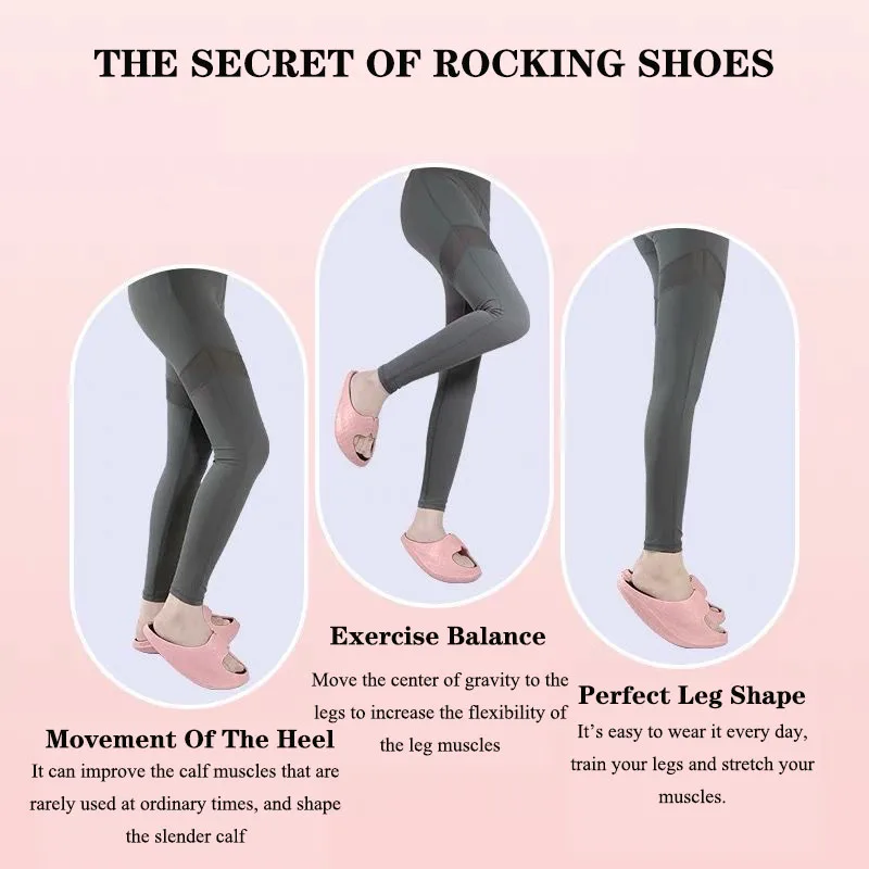 8 Colors New Upgraded Slip Resistance Slimming Leg Beauty Foot Women Sneakers Sculpting Hip Thin Yoga Massage Swing Slippers