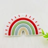 1pcs Silicone Teether unicorn Cartoon Animal BPA Free Rodents Teething Necklace Food Grade Infant Chewable Toys Baby Teether 6