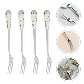 

4pcs Tableware Set Stainless Steel Dessert Tableware Home Restaurant Cutlery