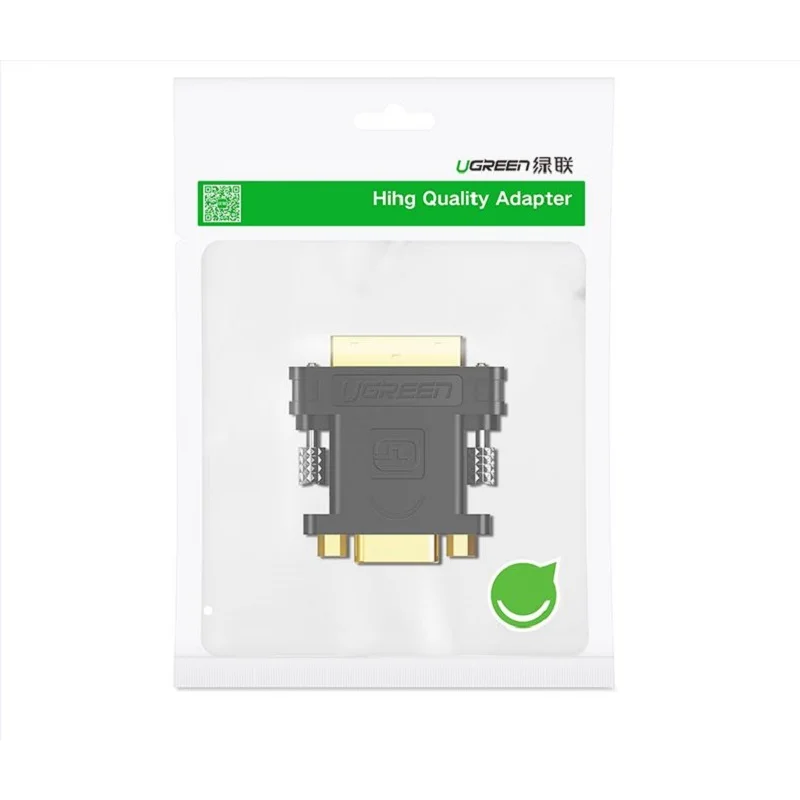 Ugreen Adapter DVI 24+5 Male to VGA Female Gold Plated for Computer PC Host Laptop 1080P Converter