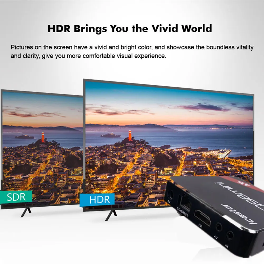 Smart tv Box Android 9,0 2 Гб 16 Гб медиаплеер 4K Google Voice Assistant Netflix Youtube H96MAX 2GB16GB ТВ Android телеприставка