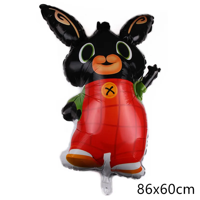 1 шт. 86*60 см Bing Bunny Фольга Воздушный шар мультфильм кролик воздушные шарики в виде животных игрушки для детей день рождения воздушные шары для украшения