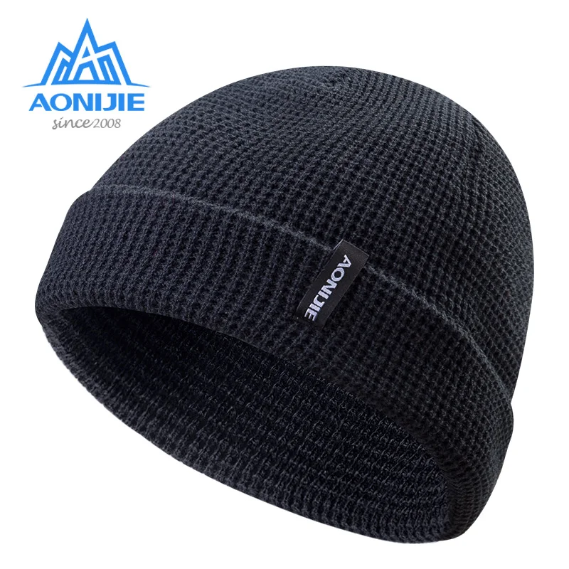

AONIJIE M27S Outdoor Men Women Winter Thermal Sports Acrylic Slouchy Cuffed Knit Beanie Hat Skull Cap For Running Hiking