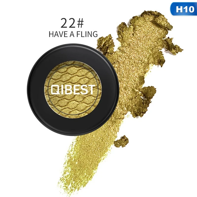 Pro Shimmer Блеск одиночный теней для век Палитра металлик тени для век пигмент водостойкий дымчатый тени для век порошок Highligter косметика