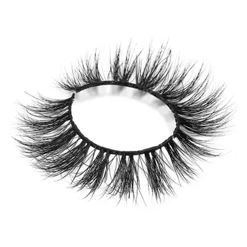 

3D Mink Lashes Dramatic Long Type False Eyelashes 100% Siberian Mink Fur Eyelashes Natural Layered Effect Handmade Strips Lashes