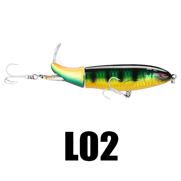 SeaKnight Plopper Fishing Lure SK050 SK051 SK053 7PCS/lot 13g 39g 19g Rotating Tail Whopper VMC Hooks Hard Bait Fishing Lure Set - Цвет: 7PCS Color L02