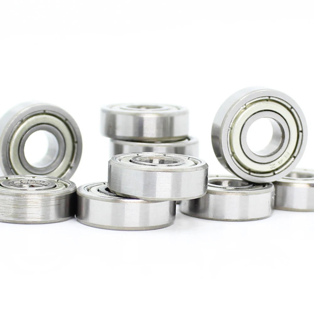 

R4ZZ Bearing ABEC-1 (10PCS) 1/4"x5/8"x0.196" inch Miniature R4 ZZ Ball Bearings R4z For RC Model Parts