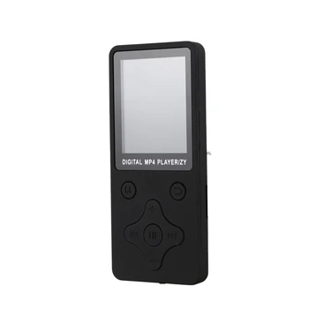 

Mini Mp3 Player with Built in Speaker High Quality Portable MP3 Lossless Sound Music Player FM Recorder MP3 Player Black