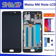 5," ЖК-дисплей для Meizu M6 Note сенсорный экран дигитайзер в сборе с рамкой для Meizu Meilan Note 6 M721H M721Q lcd