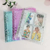 SKYSONIC A5 Star Binder Cover-Loose Leaf Refill Dairy-Bullet Transparent PVC Case Photo Organizer Album Stationery Supplies 1