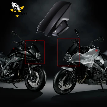

For SUZUKI Katana 2019 + Windshield wind deflector Motorcycle Accessories WindScreen Visor Viser Smoke Black with Bracket