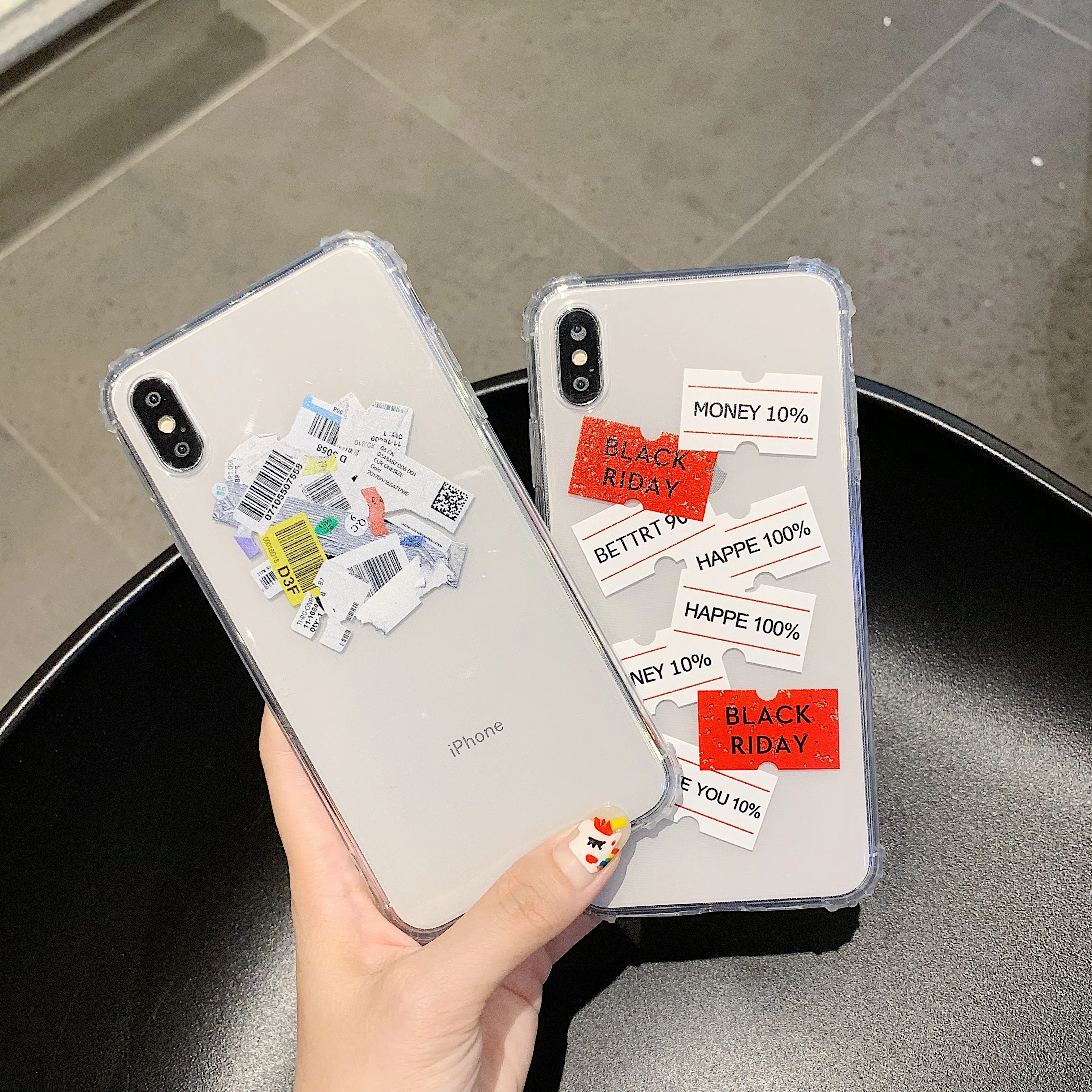 Прекрасные наклейки прозрачный ТПУ чехол для телефона iphone 11 Pro Max XS XR X 6S 6 7 8 Plus