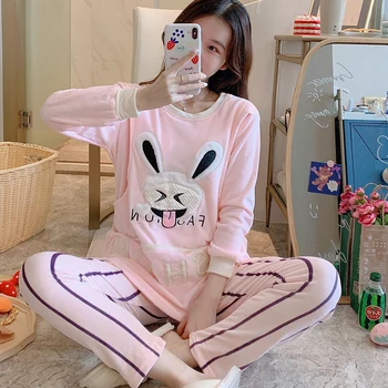 

Maternity Spring Lactation Clothing Set Pregnant Women Breastfeeding Pajamas Suits Fashion Cotton Nursing Sleep Tops+ Buttoms