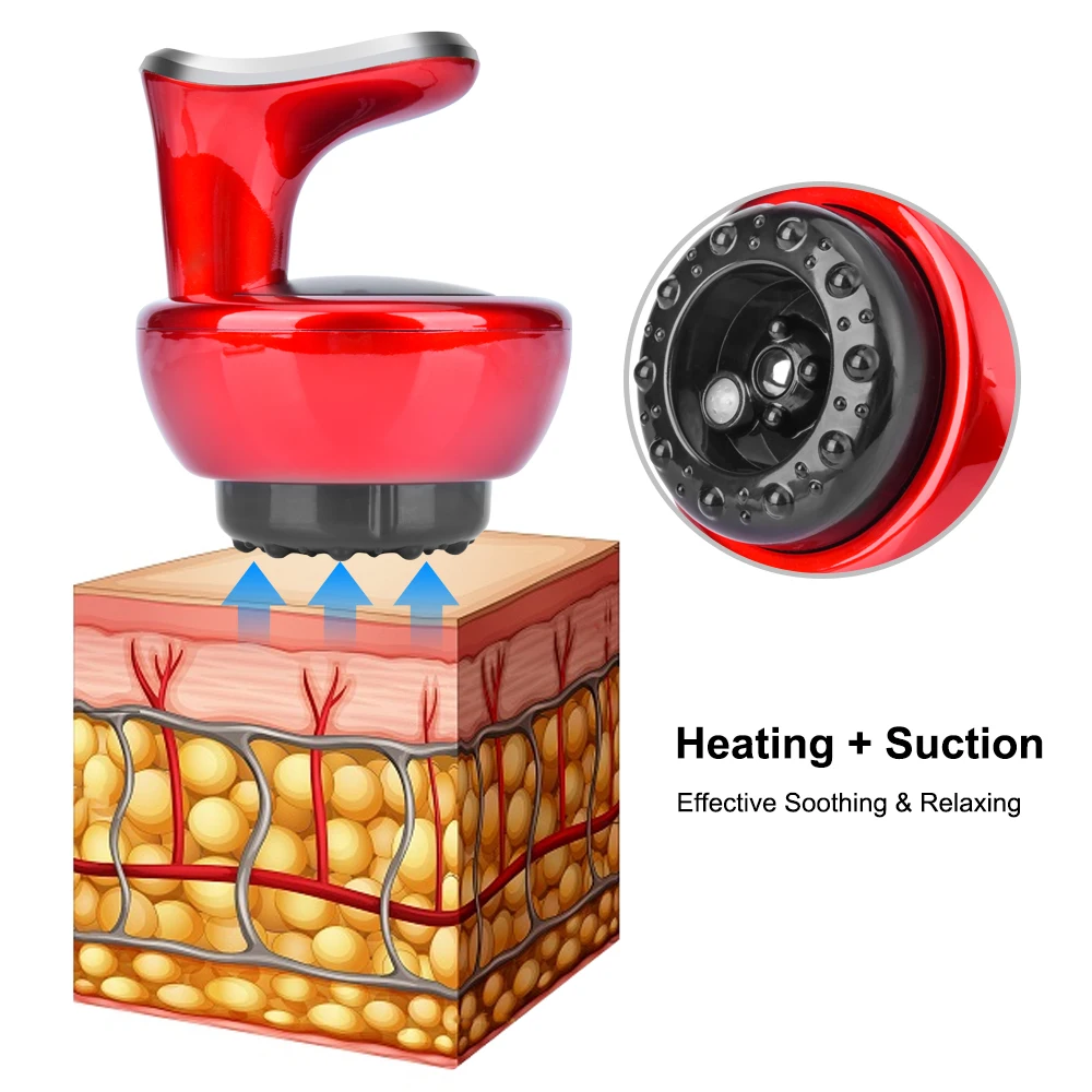 Электрические баночки массажные банки китайский Массажер Массаж скребком гуаша детоксикационная терапия присоски вакуумные банки всасывающий массажер