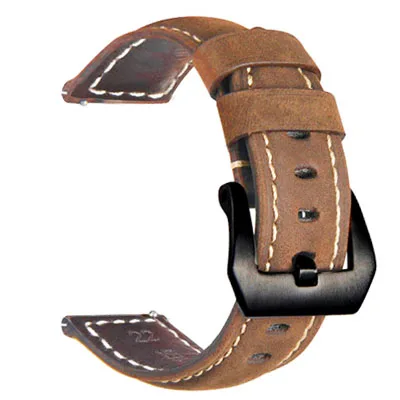 brown 1 Кожаный ремешок для huawei Watch gt smart watch ремешок для Xiaomi Huami Amazfit 2/2S наручный ремешок gear S3 браслет ремешок для часов - Цвет ремешка: brown 1