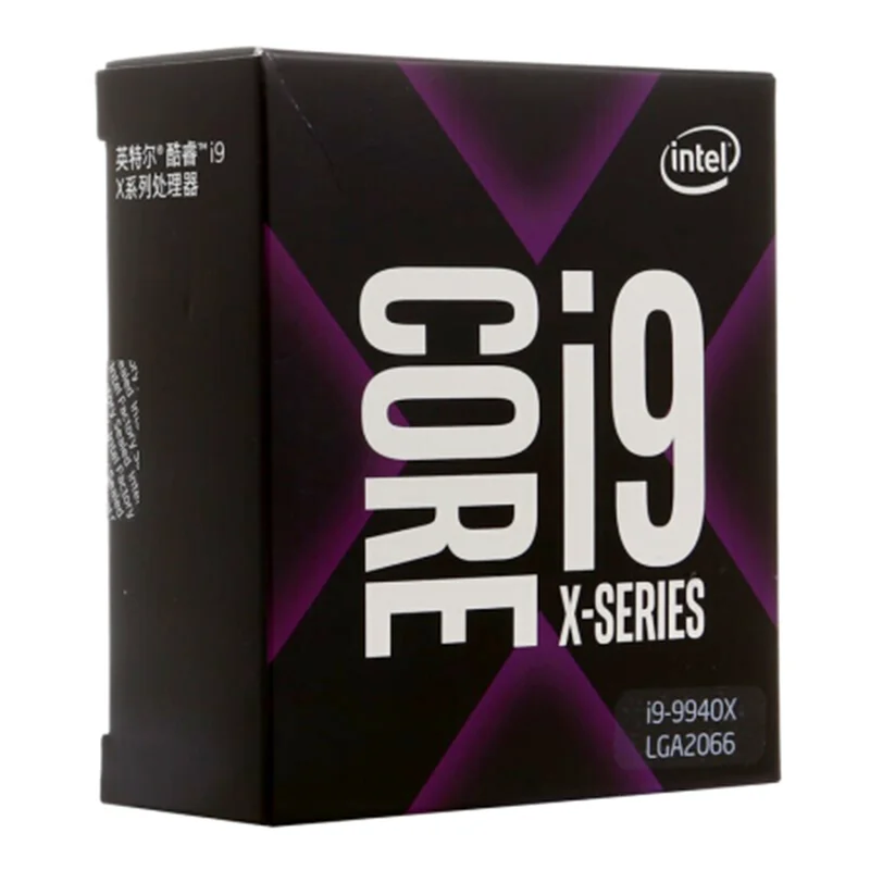 Процессор Intel Core i9-9940X серии X 14 ядер до 4,4 ГГц Turbo разблокированные LGA2066 X299 серии 165 Вт процессоры(999AC9