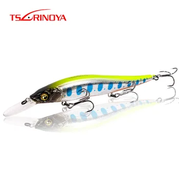 

Tsurinoya DW50 11cm 14.7g Minnow Hard Fishing Lure 3D Eyes Iscas Pesca Diving Depth 1.5m Artificial Bait Carp Fishing Lures