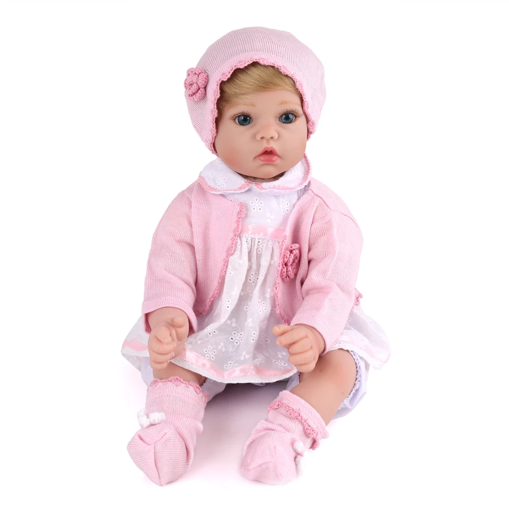 22 дюймовые силиконовые куклы Reborn Baby, милые игрушки Boneca, Bebe, для девочек, принцесса Menina Alive l. ol, для малышей, для детей, для дня рождения, Playmate
