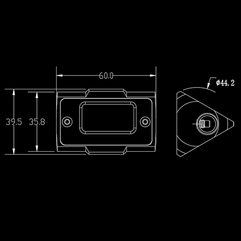 Горячая-Oled цифровой дисплей измеритель температуры воды система охлаждения воды двойной G1/4 дюйма термометр Температура фитинг-датчик(B