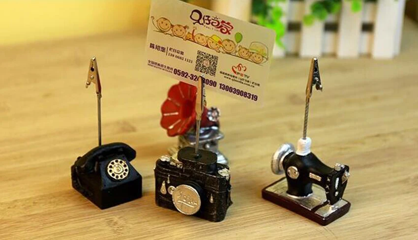 1PC Simple And Stylish Wooden Notes Message Folder Photo Display Folder Desktop Accessories Wholesale