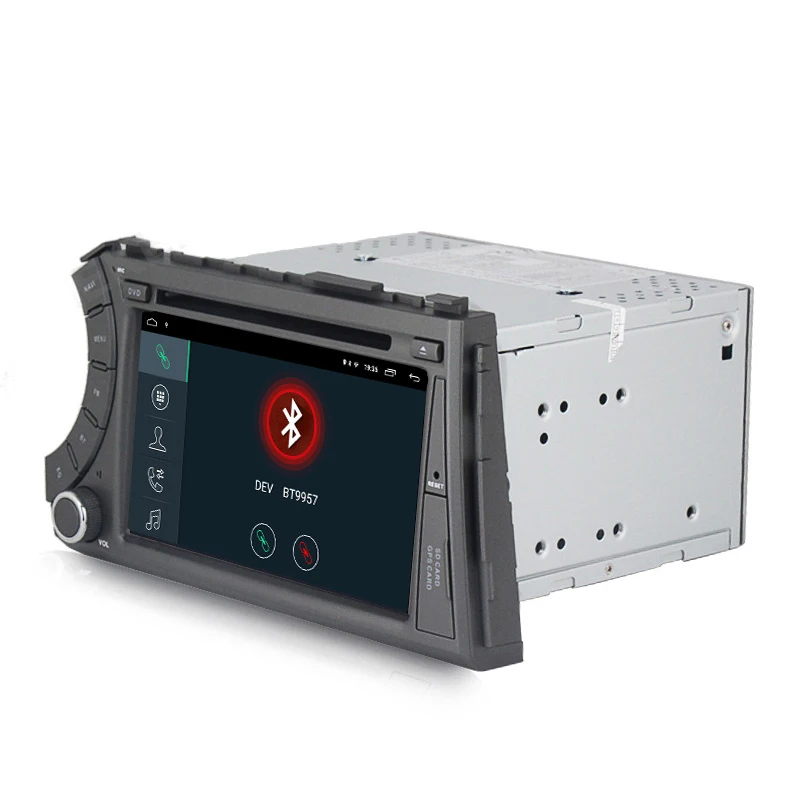 Excellent 2Din Car Multimedia Android 9.1 2G RAM 16G ROM Car DVD For Ssang Yong SsangYong Kyron Actyon 2005-2013 GPS Radio Stereo 2