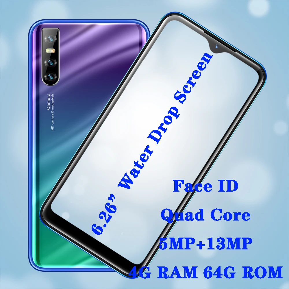 Смартфон Note 8t 13 МП глобальная версия 4 Гб ОЗУ 64 ПЗУ Android разблокированный