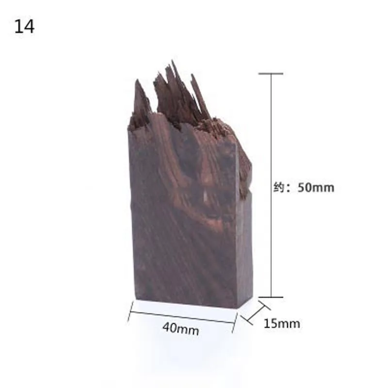 1 шт силиконовая форма для смолы горного пикового блока Ab Смола черного сандалового дерева сломанная Diy для изготовления ювелирных изделий - Цвет: Коричневый