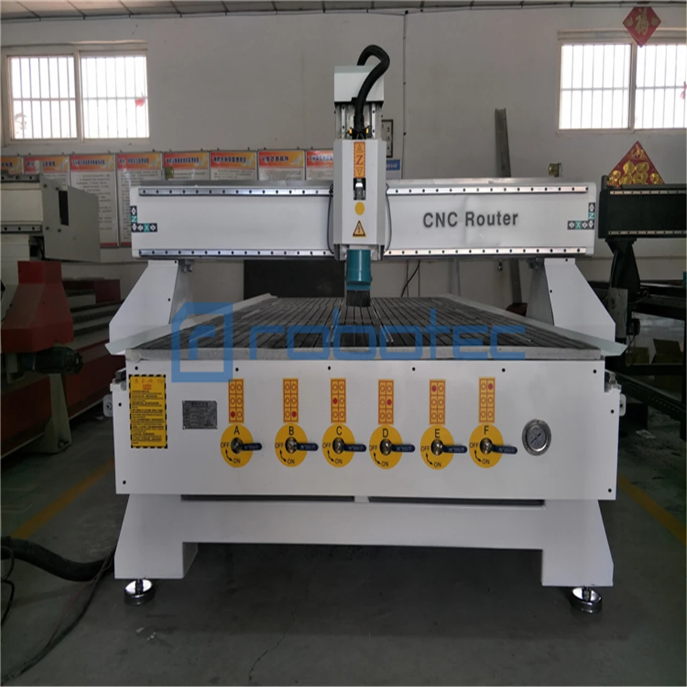 

china manufacturer wood cnc router 1325 for door and chair making with vaccum table and dust collector/wood carving machine
