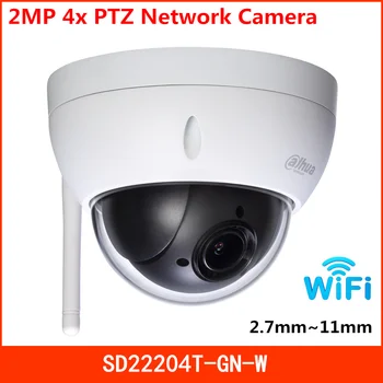 

Dahua PTZ Camera SD22204T-GN-W 2MP 4x PTZ Network Camera 2.7mm-11mm Support Wifi Day/Night for Outdoor ip camera security cam