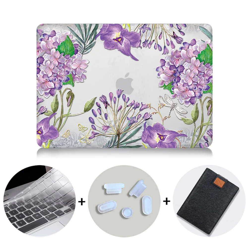 MB17 Чехол MTT с цветами и кристаллами для Macbook Air Pro retina 11 12 13 15 16, чехол с сенсорной панелью для mac book air 13,3 дюймов a1932, чехол для ноутбука - Цвет: MB17