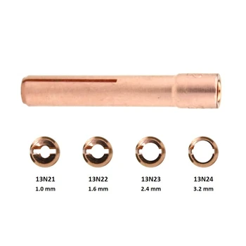 

17-pcs TIG Welding Torch 9/20/25 Gas Lens Accessory Kit 1.0mm-3.2mm