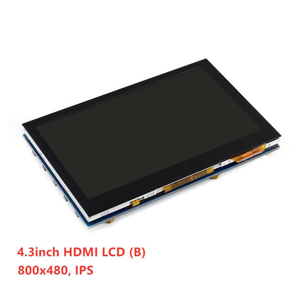 AiSpark 4,3 дюймов, 800x480, емкостный сенсорный экран ЖК-планшет, HDMI интерфейс, поддержка Raspberry Pi, BB Black, мульти системы