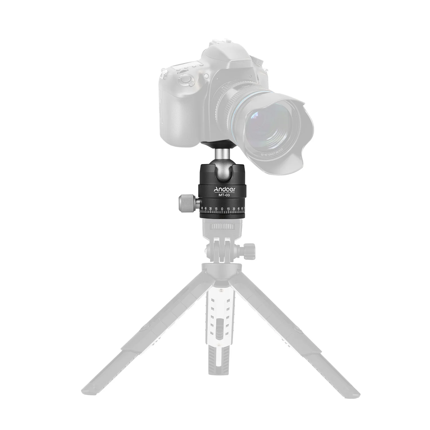 Ndoer MT-03 мини шаровая Головка DSLR ILDC штатив монопод для камеры БЫСТРОРАЗЪЕМНАЯ шаровая Головка аксессуары для фотографирования