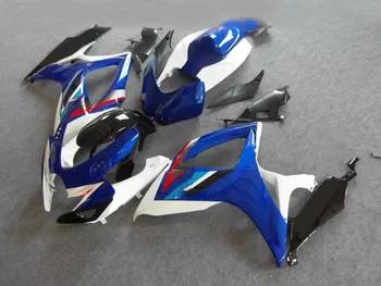

Injection Mold Fairing kit for GSXR600 750 K6 06 07 GSXR 600 GSXR750 GSX-R600 750 2006 2007 White blue Fairings set