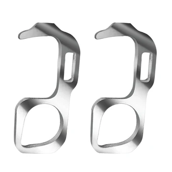 

2Pcs Portable Door Opener the Contactless Button Tool Elevator Button Pusher Zero Press Reusable Handle Tools