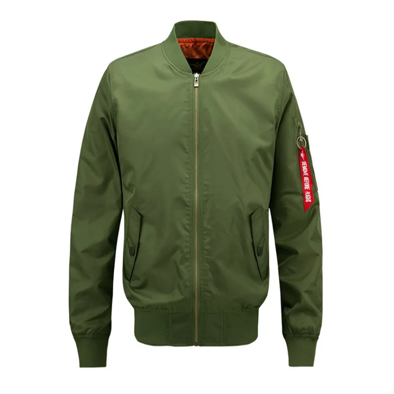 Army green Большой Размер 7XL 8XL Мужская Толстая куртка-бомбер мужская хип поп зимняя мужская куртка-пилот большой размер армейская куртка большой размер - Цвет: Army green