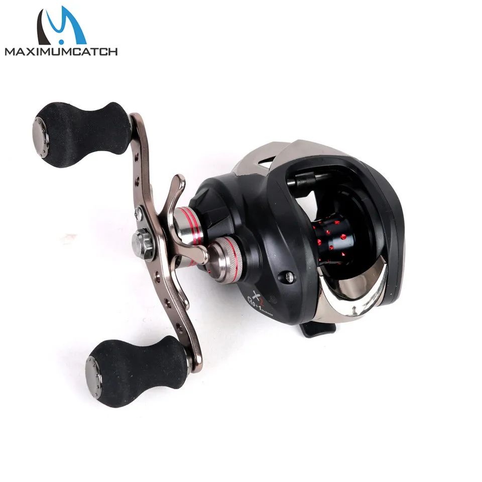 Carretel de Arremesso Carretel de Pesca 10 + 1 Maximumcatch Acuflex Centrífugo Sistema Freio Carretel 8 kg Max Arraste Bbs 6.3: 1 - 7. 0:1 Ultra Leve 9 freio carretel 8 kg max arraste 10