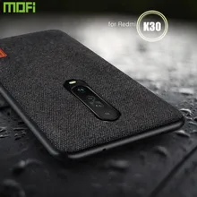 Для Xiaomi Redmi K30 5G чехол MOFi Redmi K30 Pro задняя крышка противоударный тканевый Силиконовый ТПУ корпус Роскошный чехол s